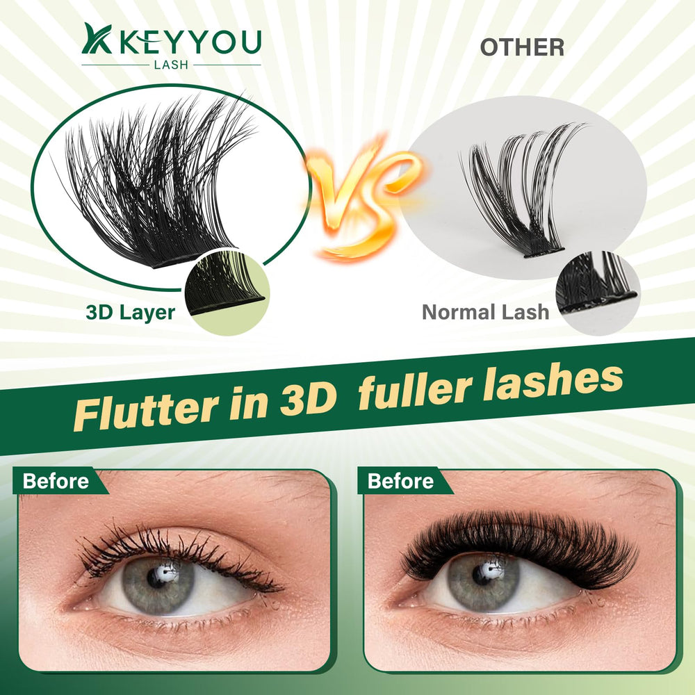 KEYYOU LASH demaquillant vegetal pour proteger les cils natifs.