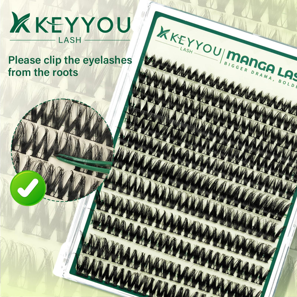 KEYYOU LASH Effet plumeux pour un regard naturel et élégant