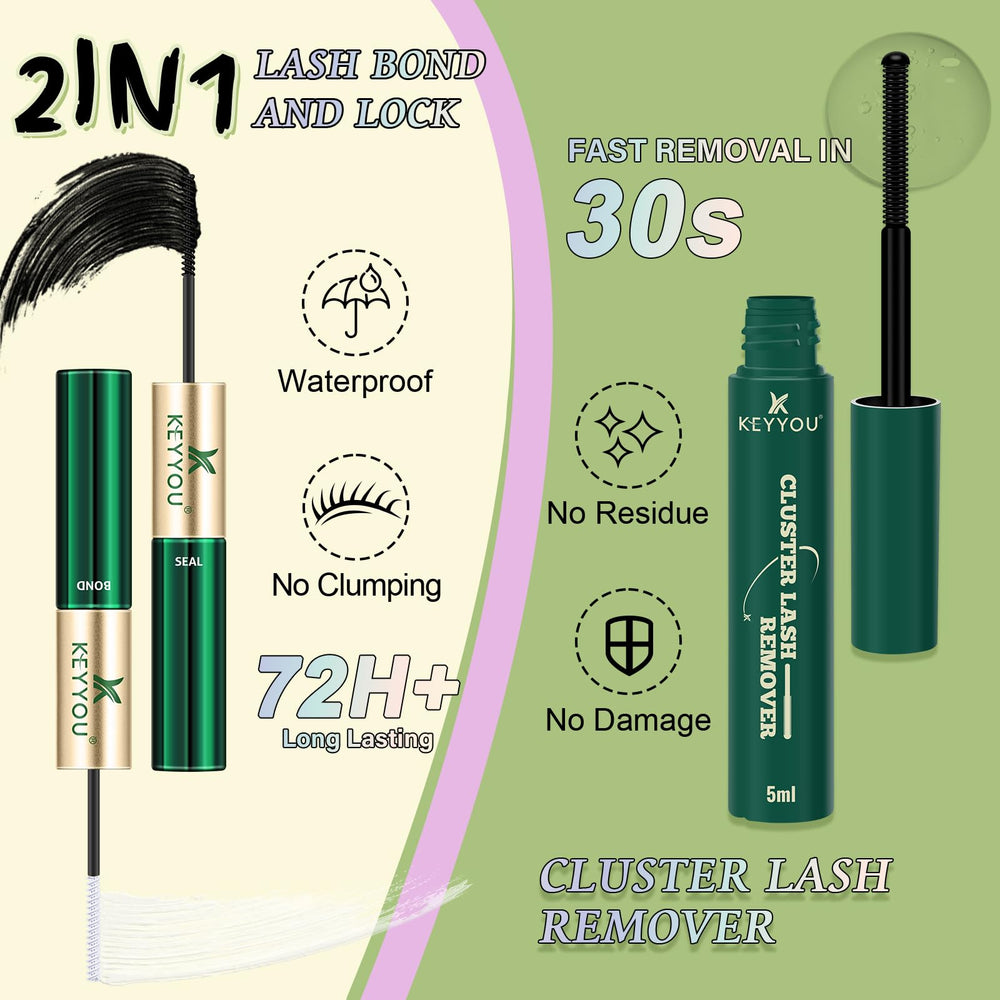 KEYYOU LASH accessoires pour cils facilitent l’installation.