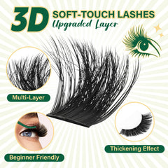 KEYYOU LASH outils professionnels trio pour pose precise et rapide.