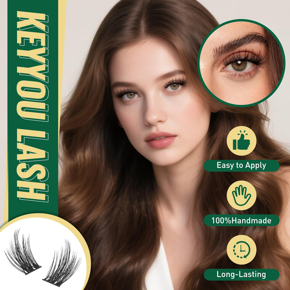KEYYOU liant et scellant: tenue longue durée pour des cils nets.