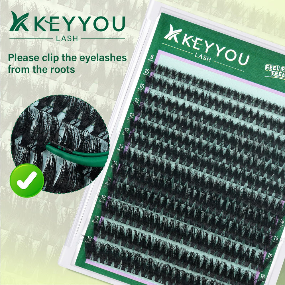 KEYYOU Lot 144 pièces: volume modulable selon votre style