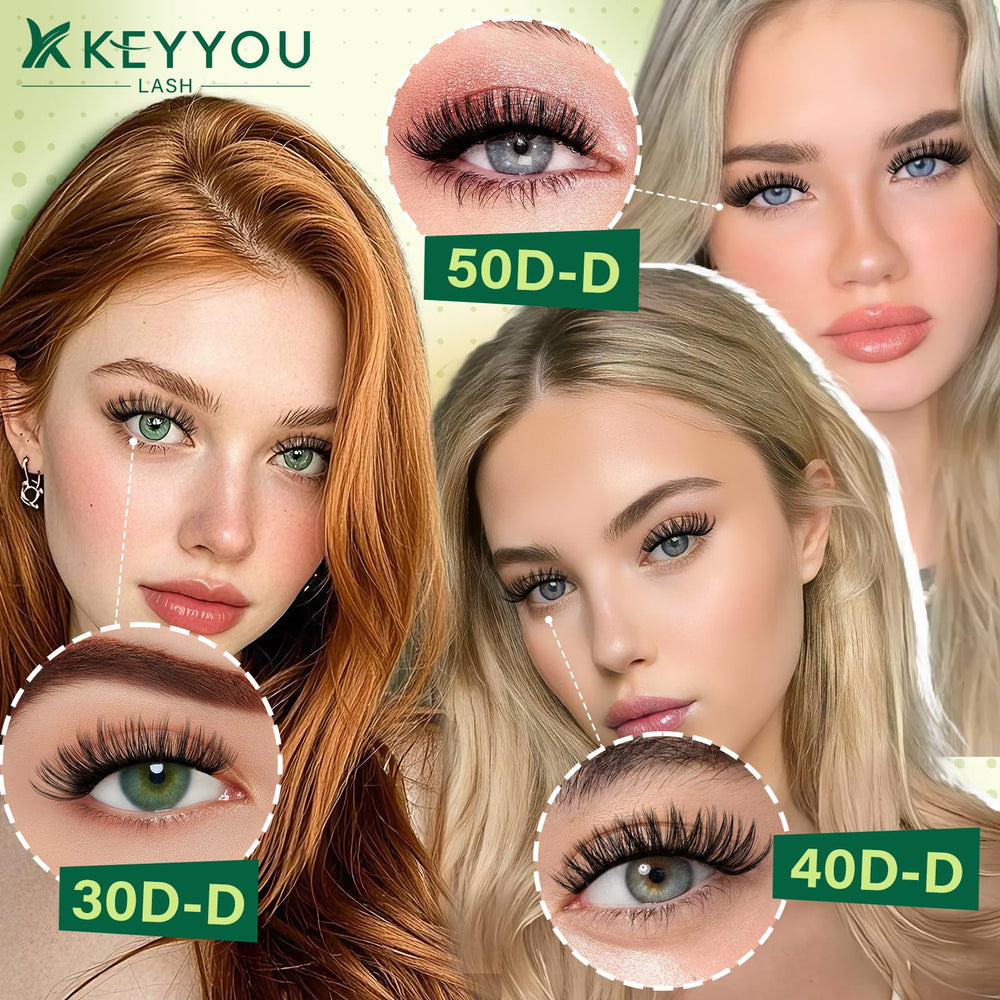 KEYYOU seal cils longue durée, fixation qui dure toute la journée.
