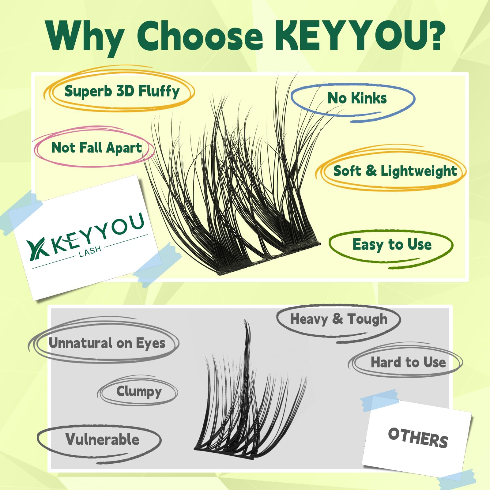 KEYYOU usage quotidien et occasions spéciales: adaptable pour différents styles.