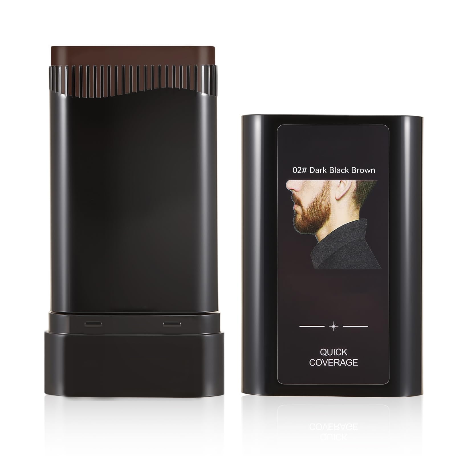KGAJSGH Retouche-barbe-bâton pour couverture rapide et naturelle.