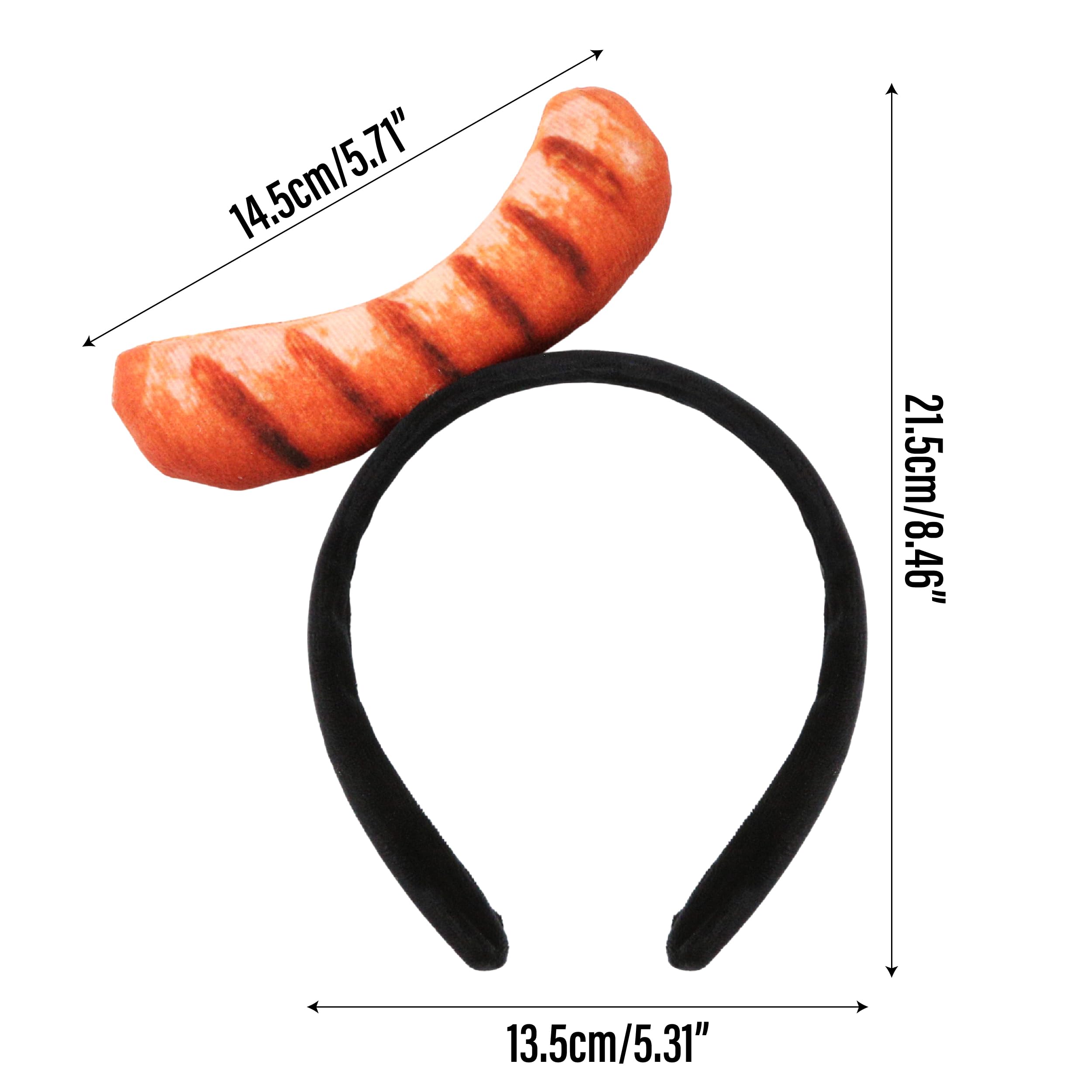 KH866 bandeau-tete-saucisse-photos-selfies parfait pour selfies amusants.