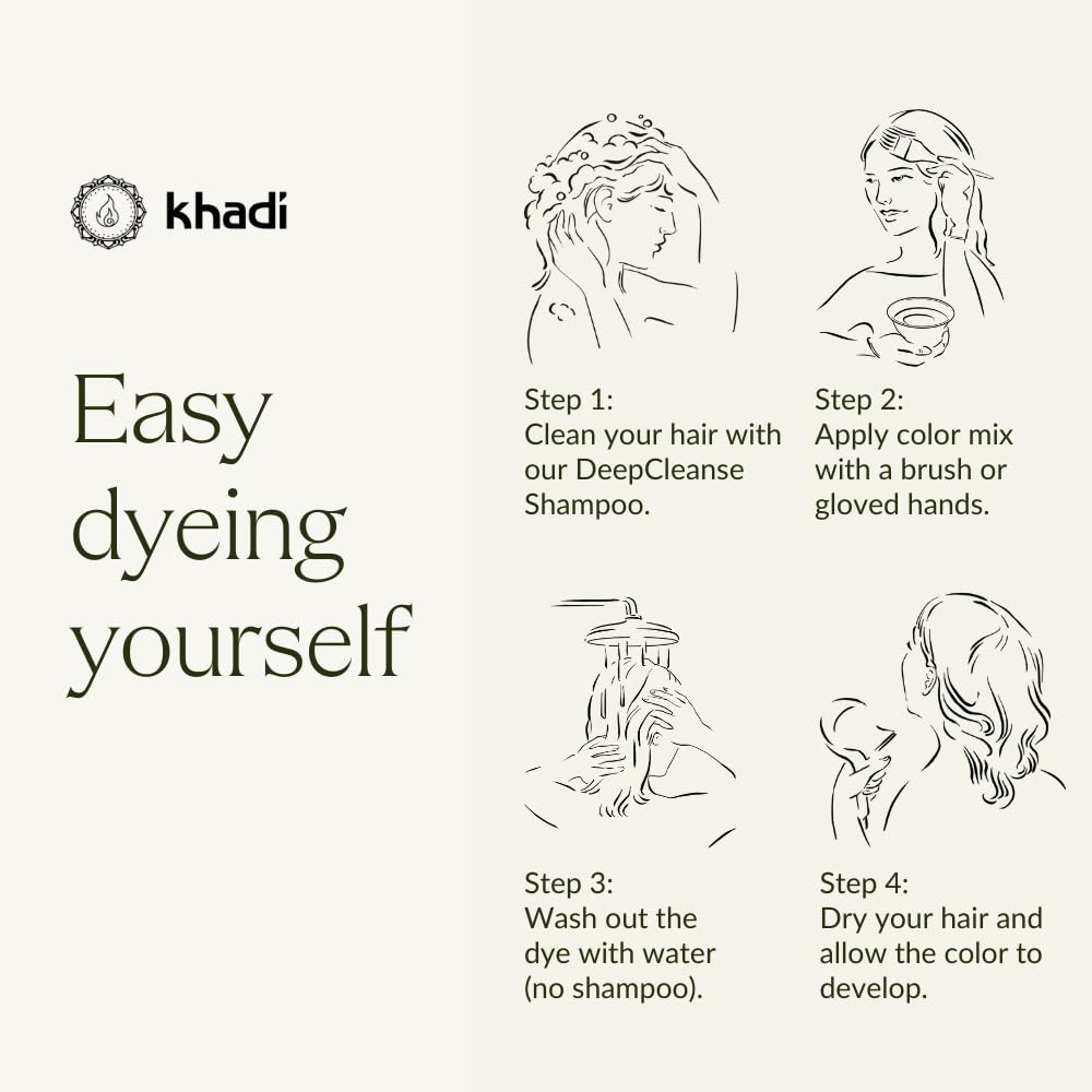 Ingrédients ayurvédiques KHADI pour une expérience naturelle.