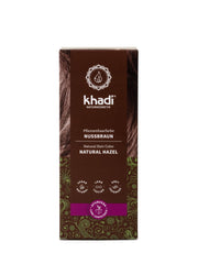 KHADI Natural Hazel - bouteille coloration, couleur chocolat naturelle pour cheveux.