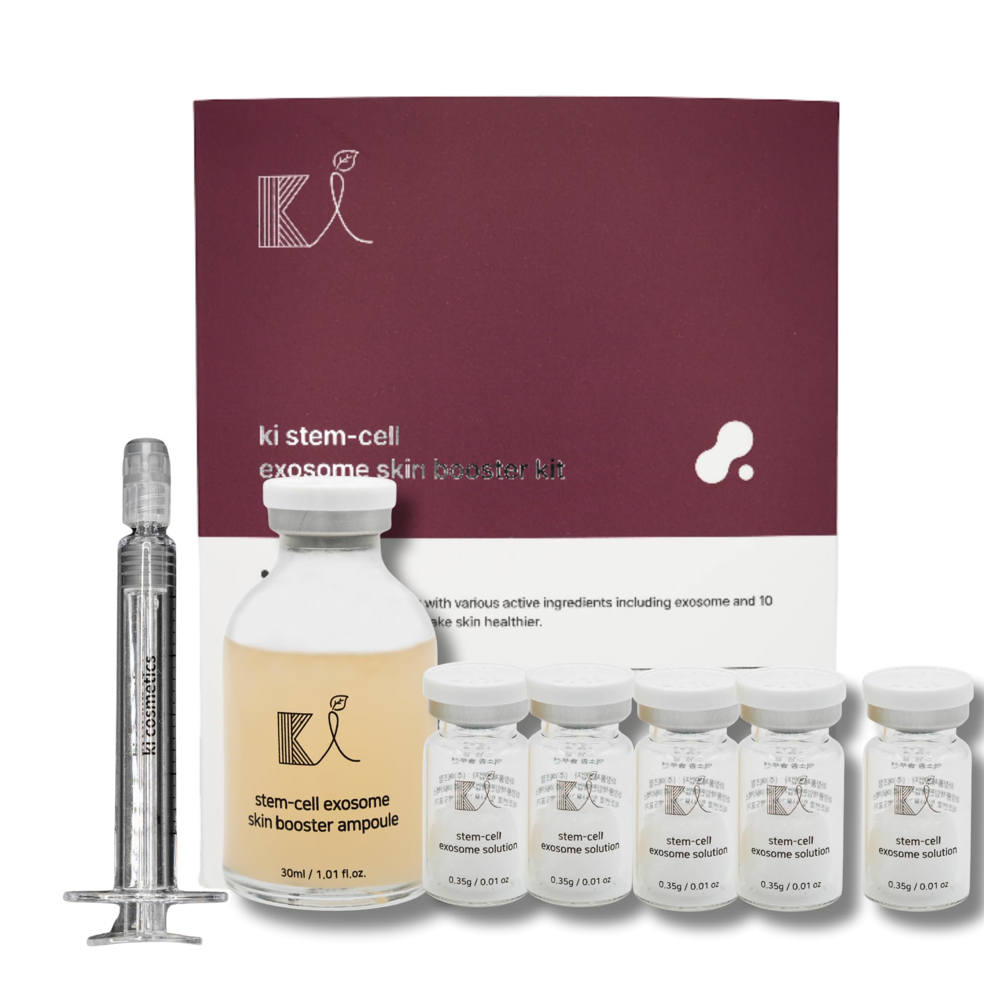 ki cosmetics kit ampoules exosome cellules souches pour revitalisation cutanée