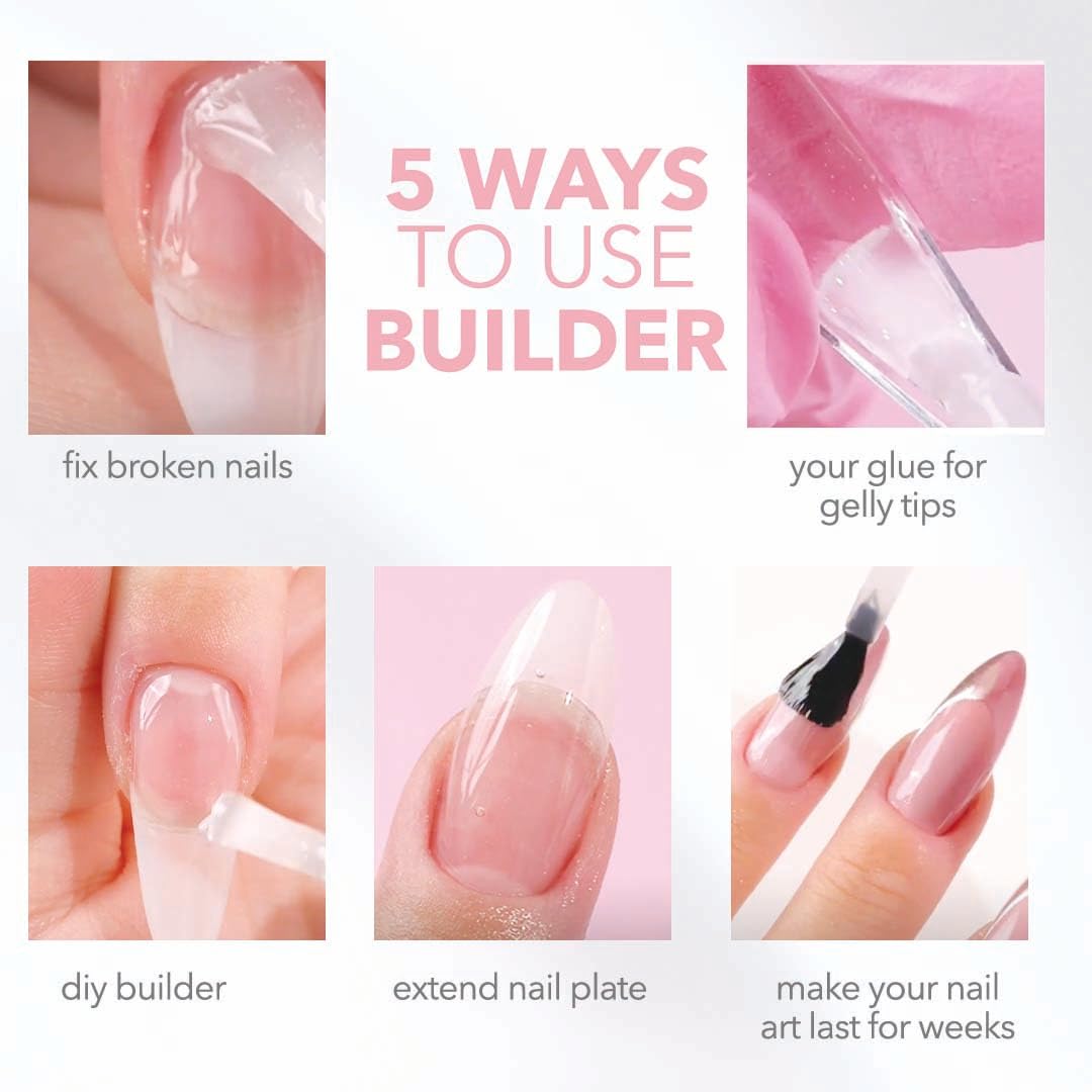 Kiara Sky Builder Gel: fabriqué aux États‑Unis et sans cruauté animale.