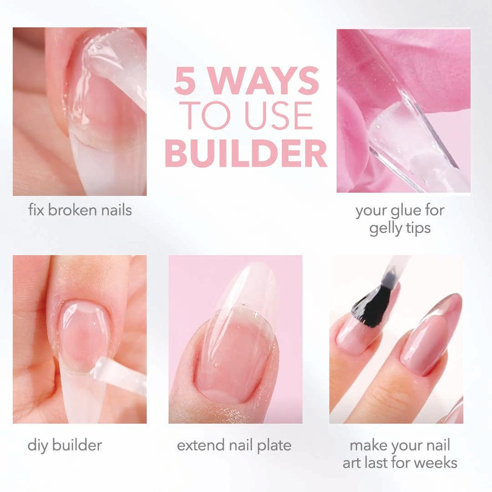 Kiara Sky Builder Gel: fabriqué aux États‑Unis et sans cruauté animale.