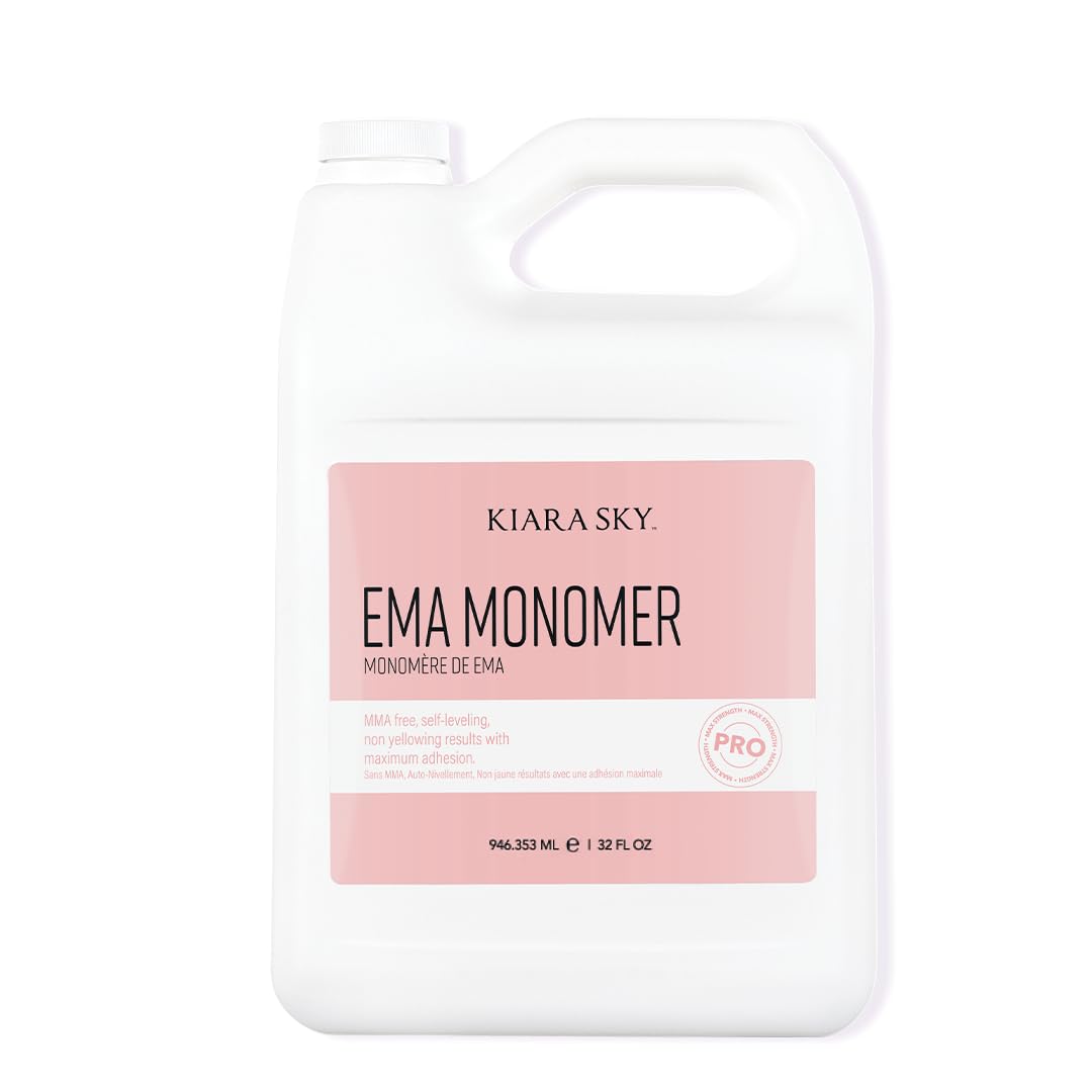Kiara Sky EMA Monomer auto-nivelant en action pour des coulées parfaites