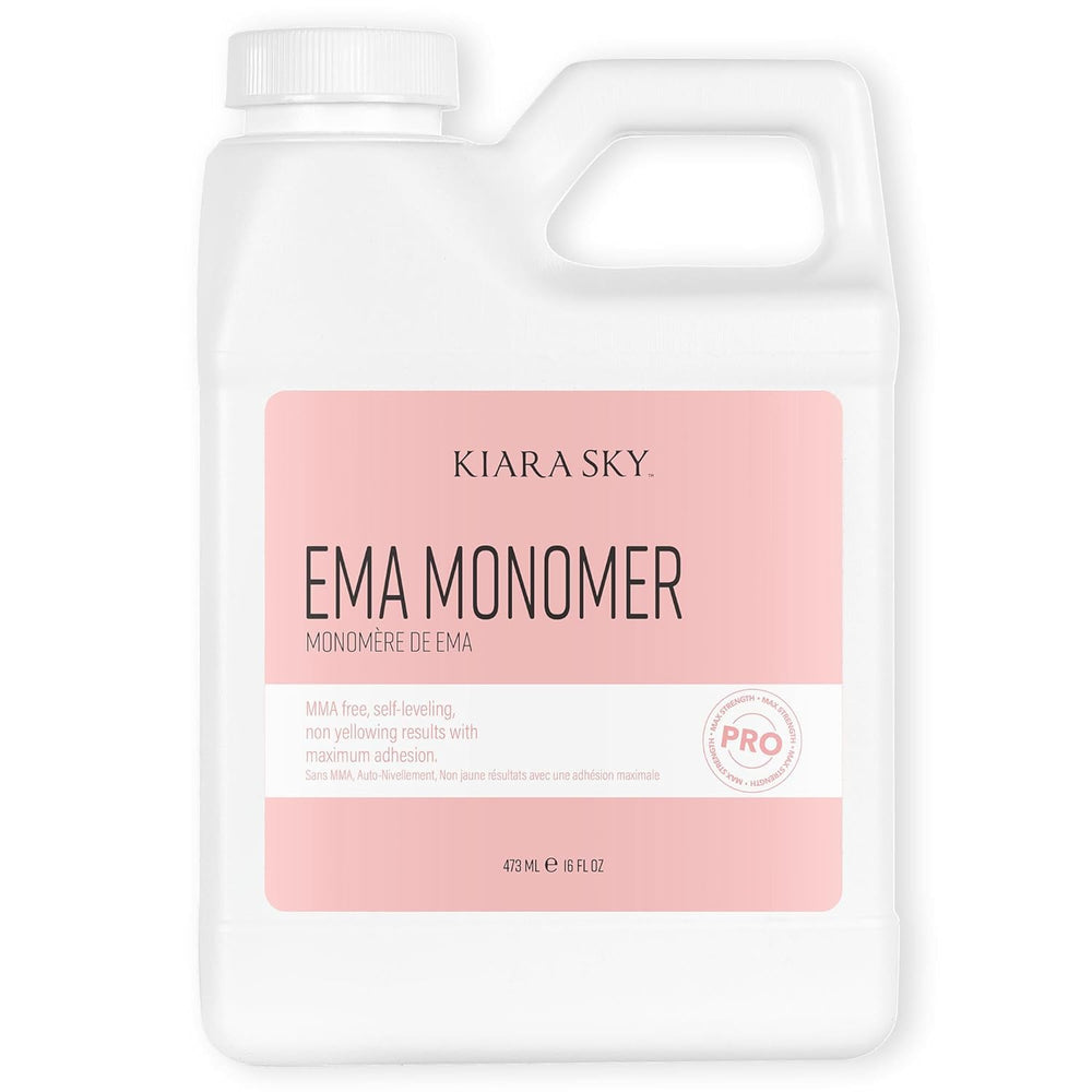 Kiara Sky EMA Monomer: bouteille pour ongles, usage pro fiable.