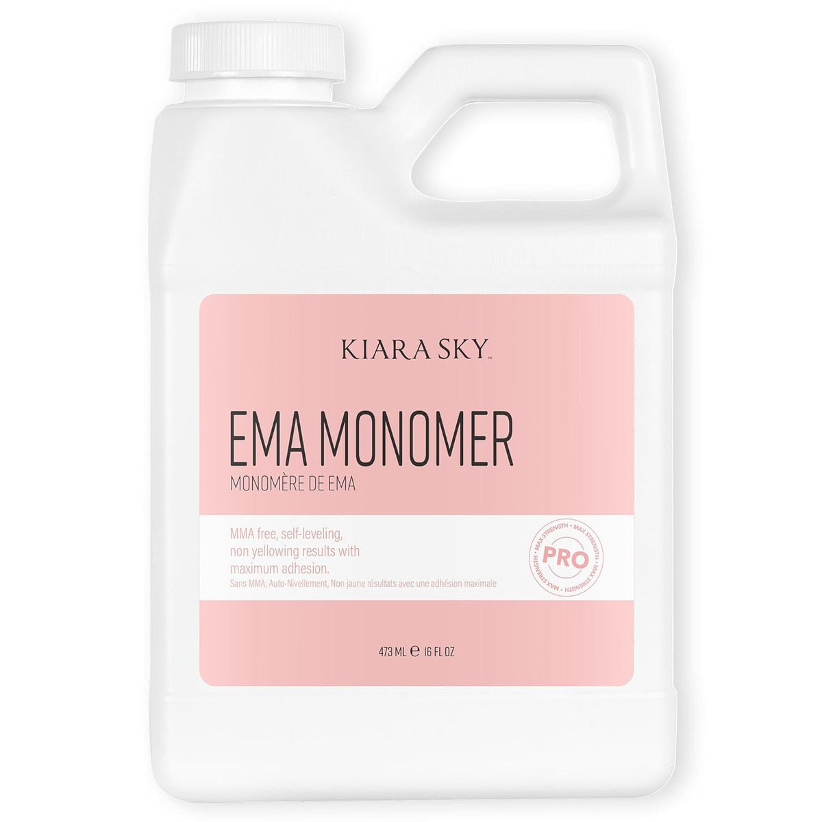 Kiara Sky EMA Monomer: bouteille pour ongles, usage pro fiable.