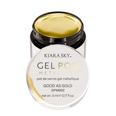 KIARA SKY Gel Paint Pod – finition or métallique, look luxueux durable.