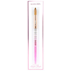 Poignée cristal taillé Kiara Sky rose, prise en main ergonomique pour un travail net.