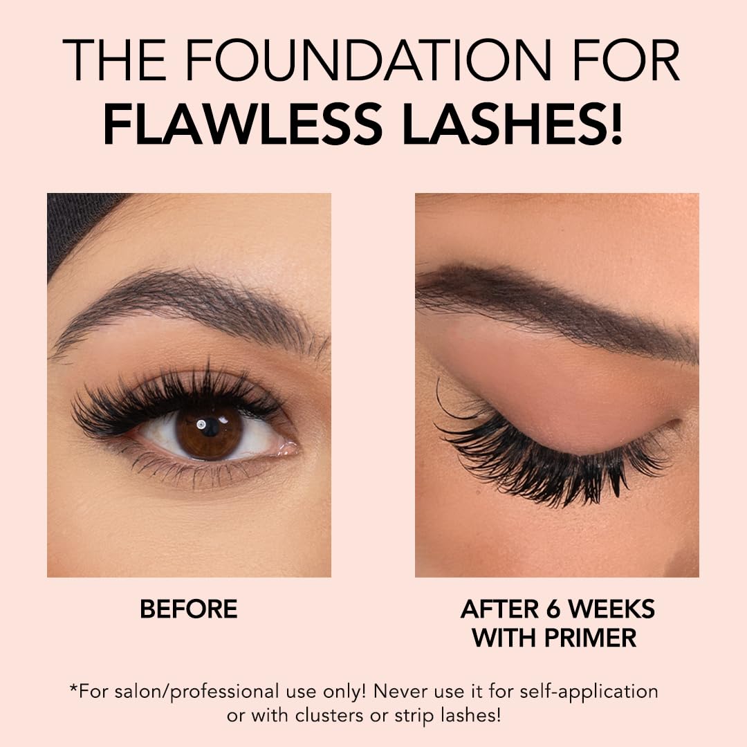 KIARA SKY Odorless 15ml Lash Primer bottle highlights safe, salon-friendly prep.