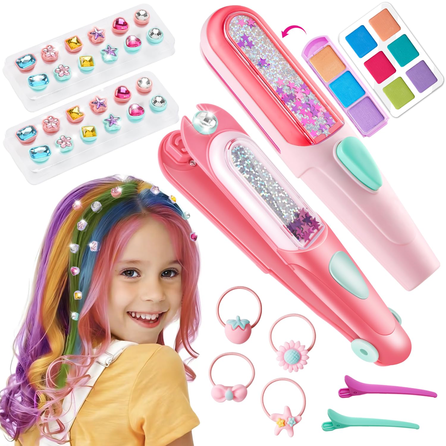 Kidzkube crayons capillaires temporaires pour couleurs éclatantes et style ludique à la maison