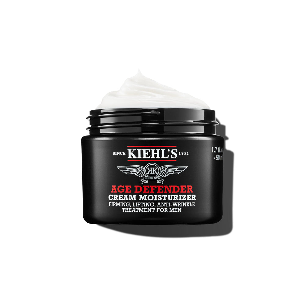 Kiehl's Age Defender crème visage – flacon élégant, application facile et hydratante.