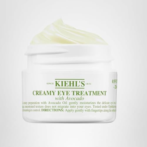 Rituel quotidien simple pour un regard plus frais avec Kiehl's Avocado Eye Treatment.