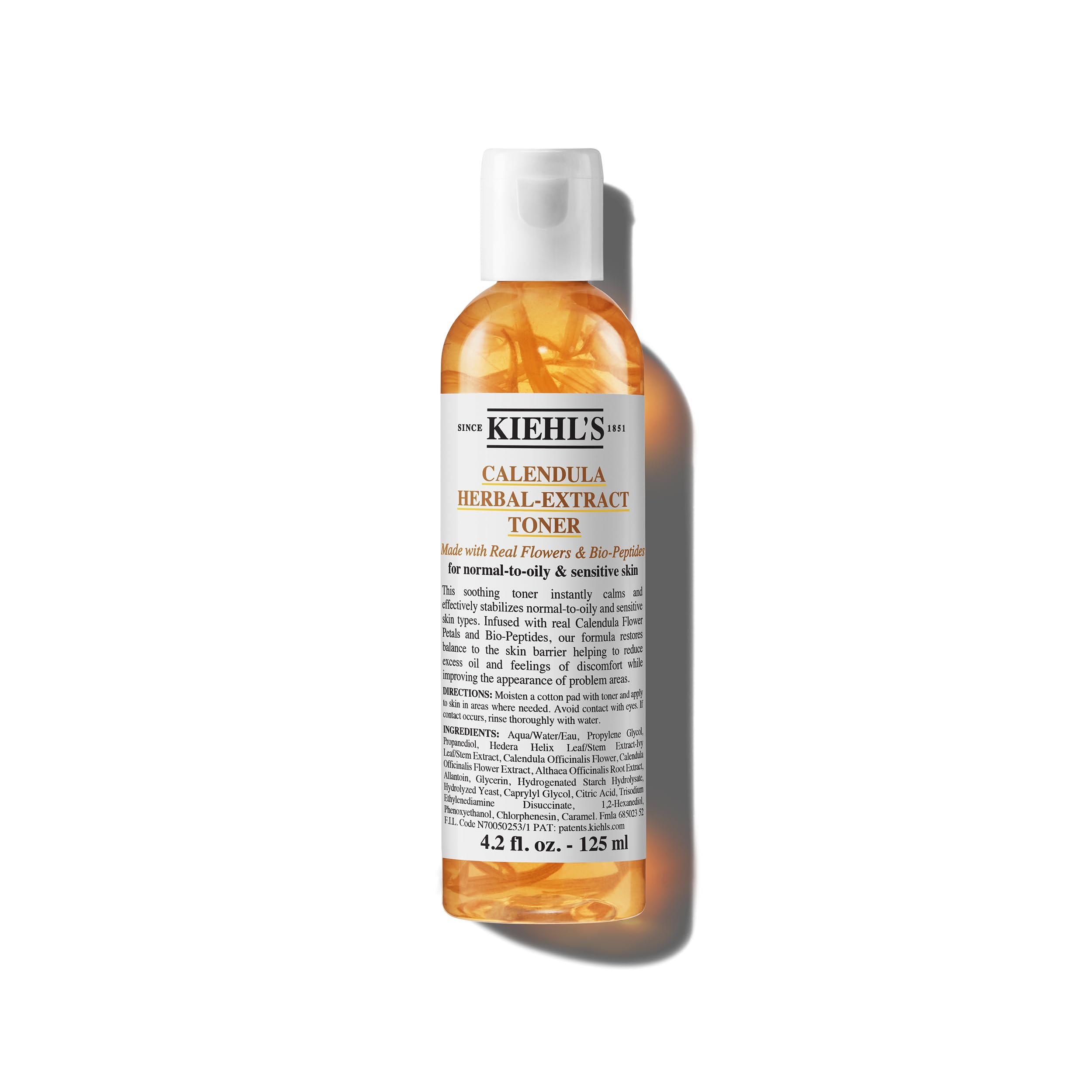 Kiehl's Calendula Toner, bouteille sans alcool, prête à rafraîchir la peau