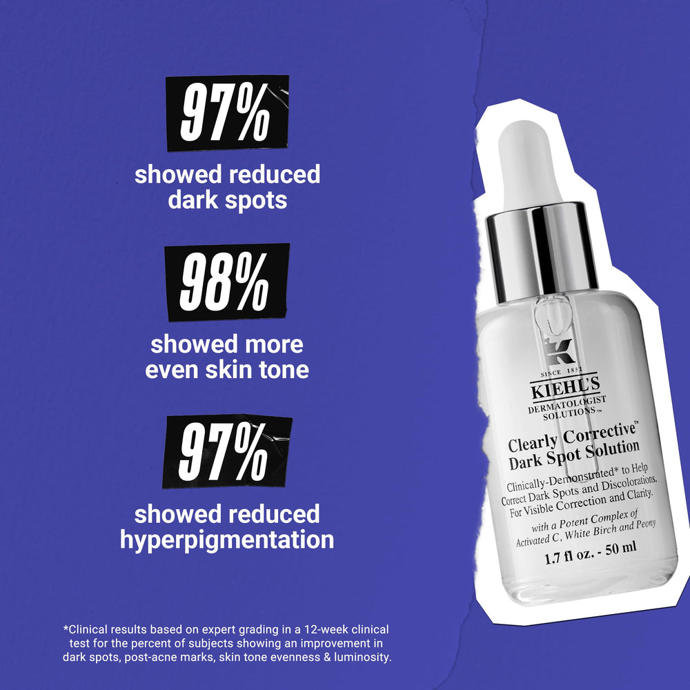 Routine soin visage et mains avec le sérum Clearly Corrective pour uniformité
