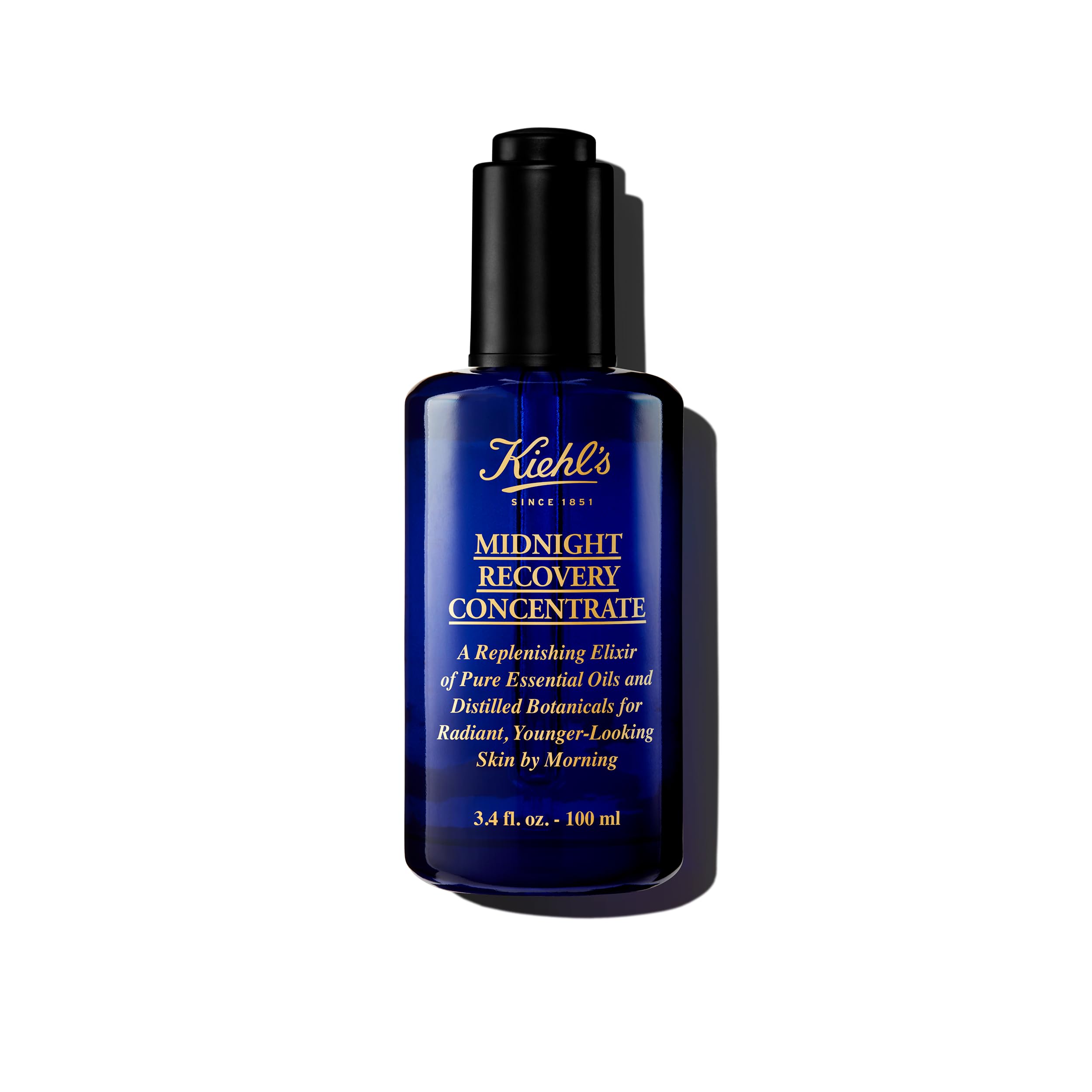 Kiehl's Concentré Nuit dans la bouteille avec pipette, soin pratique et régénérant