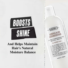 Kiehl's conditionneur huile de coco — nourrit et hydrate les cheveux.