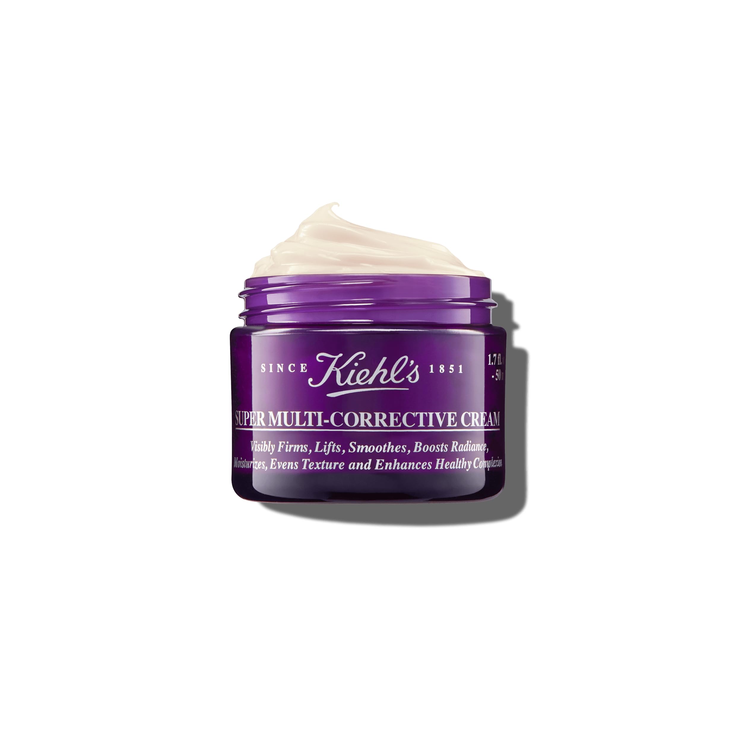 Kiehl's Crème Correctrice Multiple sur flacon, absorption rapide et teint uniforme.