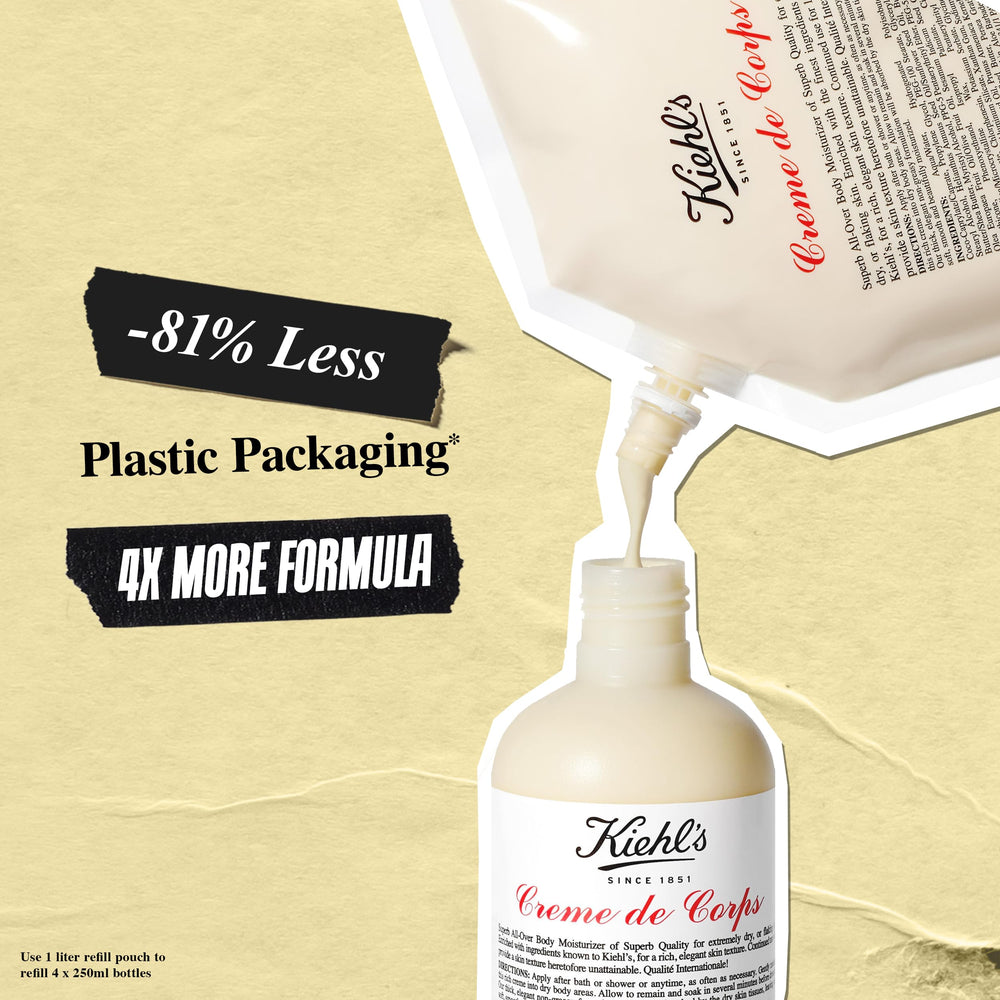 Kiehl's Crème de Corps riche post-douche pour sceller l hydratation.