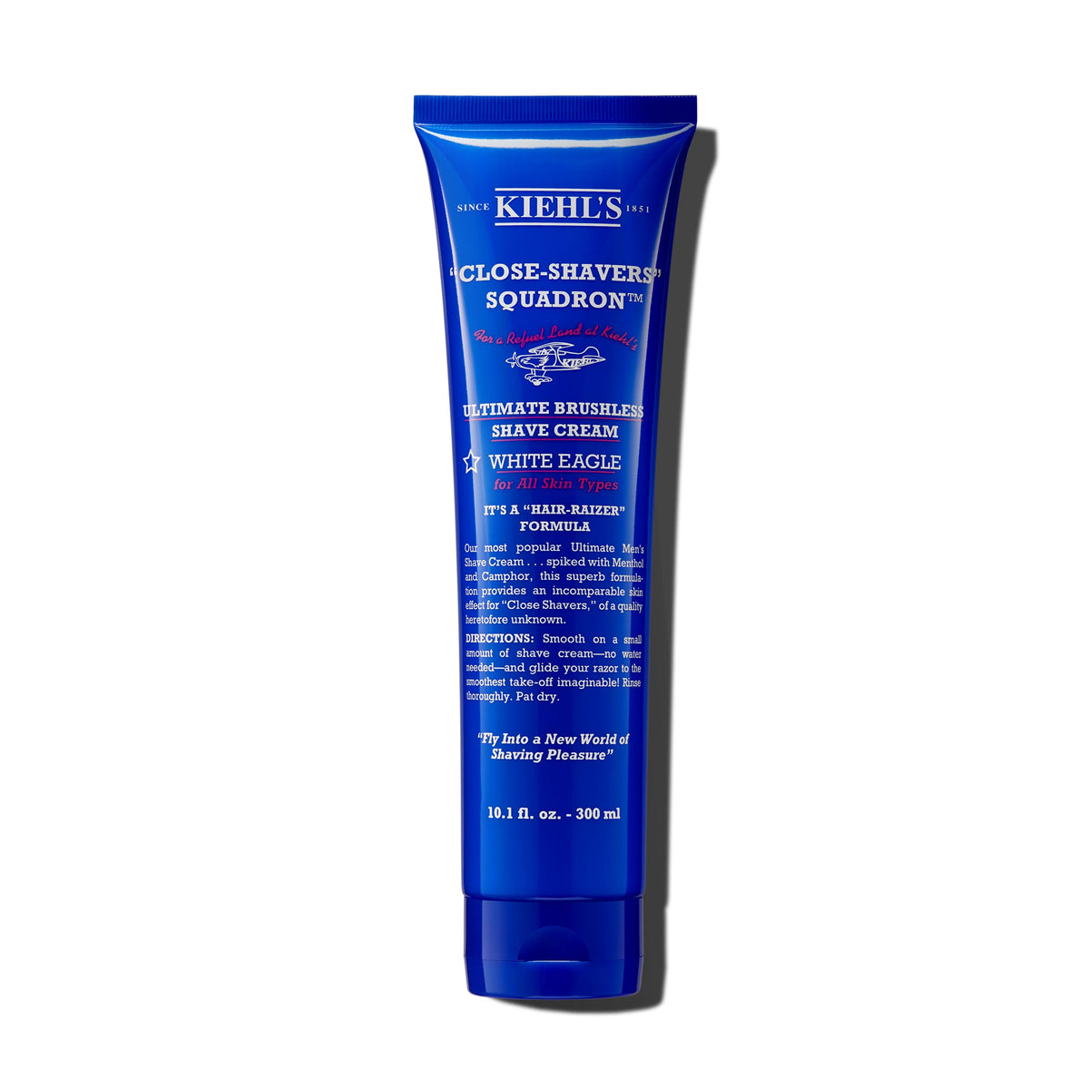 Kiehl's Ultimate Brushless Shave Cream: bouteille avec fraîcheur prête au rasage