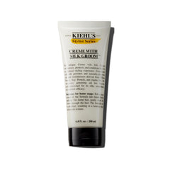 Kiehl's Crème Silk Groom – Bouteille visible pour cheveux lisses et brillants.
