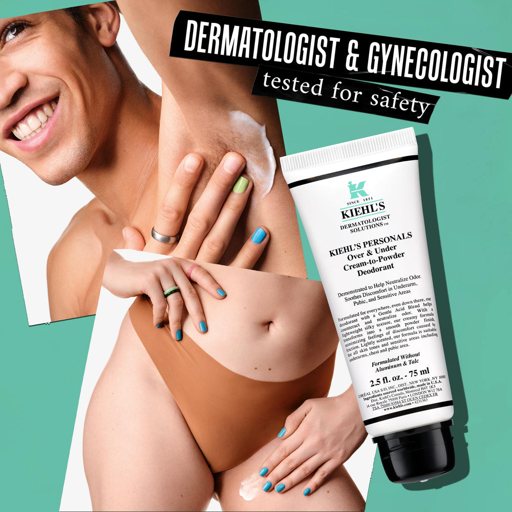Kiehl's Déodorant Traitement Corps Entier, utilisation longue durée peut limiter frottements