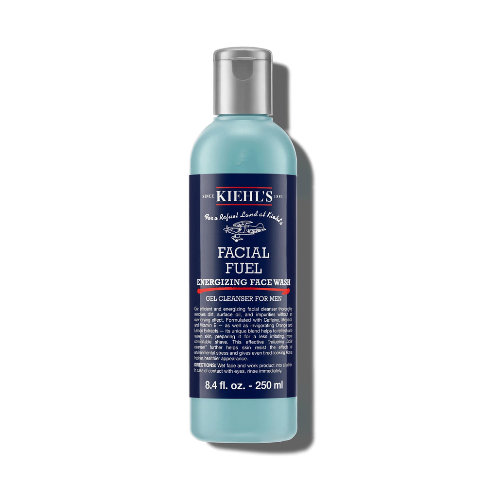 Kiehl's Facial Fuel: bouteille énergie pour revitaliser la peau le matin.