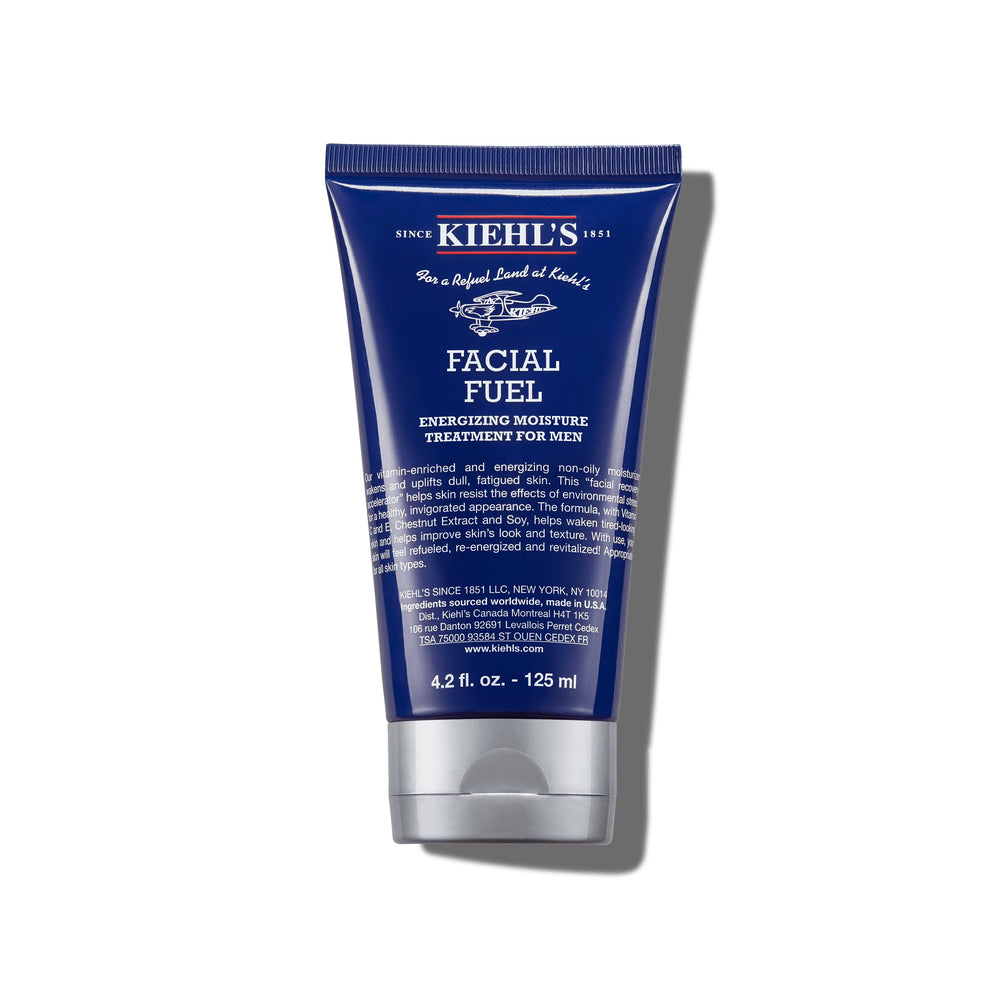 Kiehl's Facial Fuel crème-visage homme: application facile pour réveiller la peau.