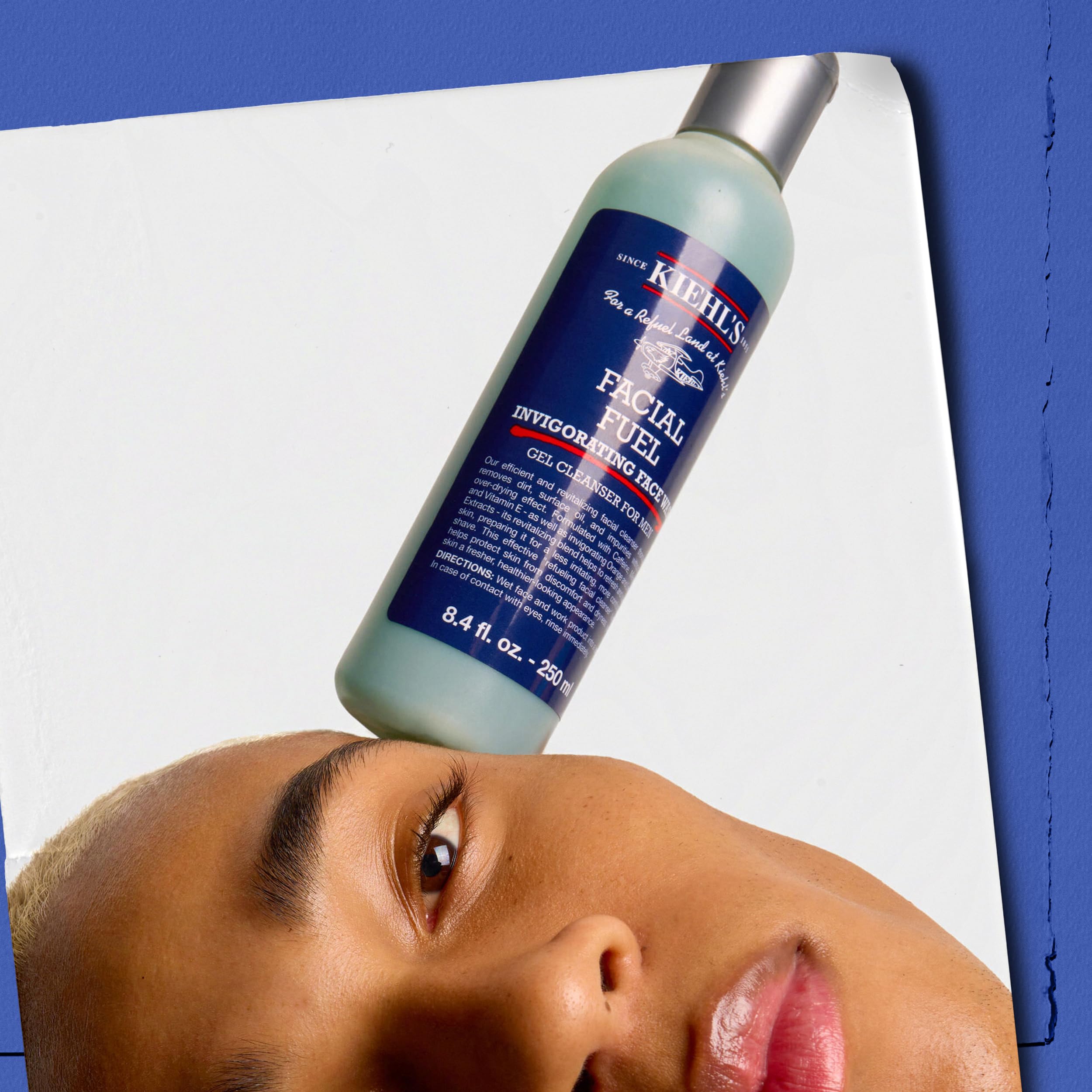 Kiehl's Facial Fuel: réveil instantané de la peau et teint plus lumineux.