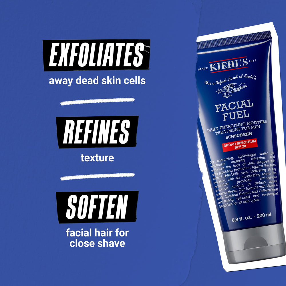 Application rapide de Kiehl’s Facial Fuel après activité