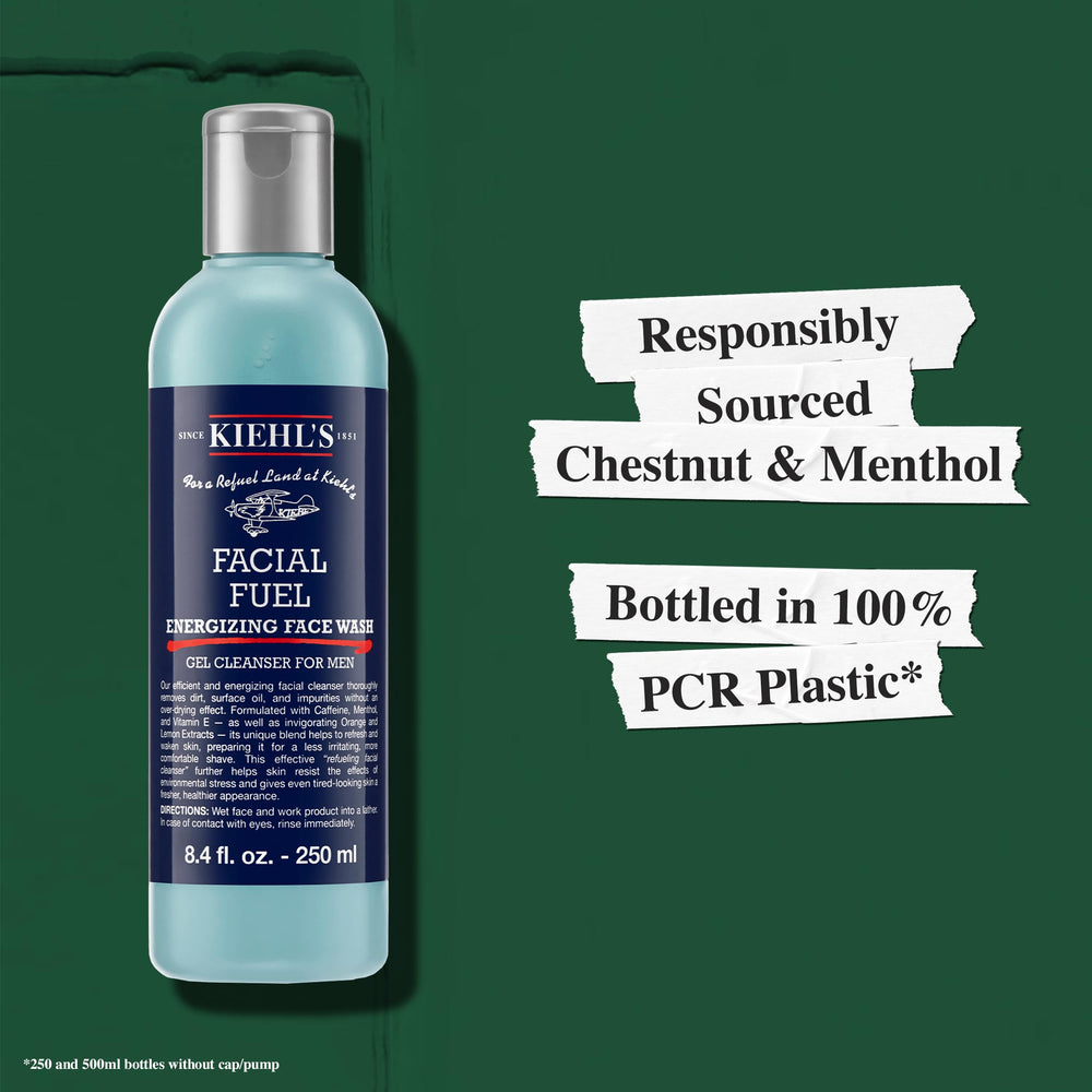 Kiehl's Facial Fuel: utilisation quotidienne simple et efficace.