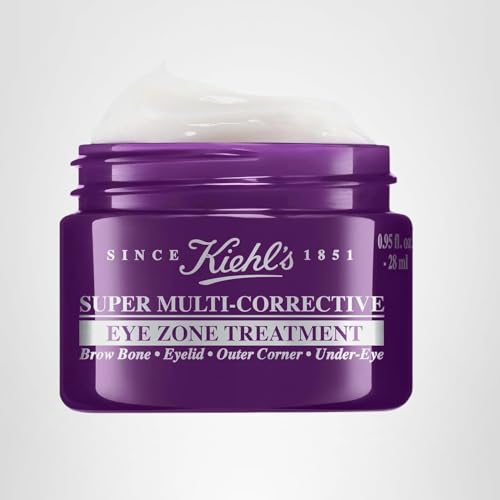 Kiehl's soin contour des yeux peut atténuer visuellement les poches et ridules.