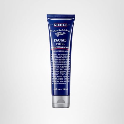 Kiehl's gommage visage hommes barbe plus douce facilite le rasage.