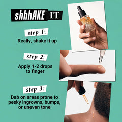 Kiehl's Ingrown Hair Drops – peau sensible, douceur assurée.