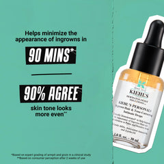 Kiehl's Ingrown Hair Drops – zone bikini, réduction potentielle des irritations.