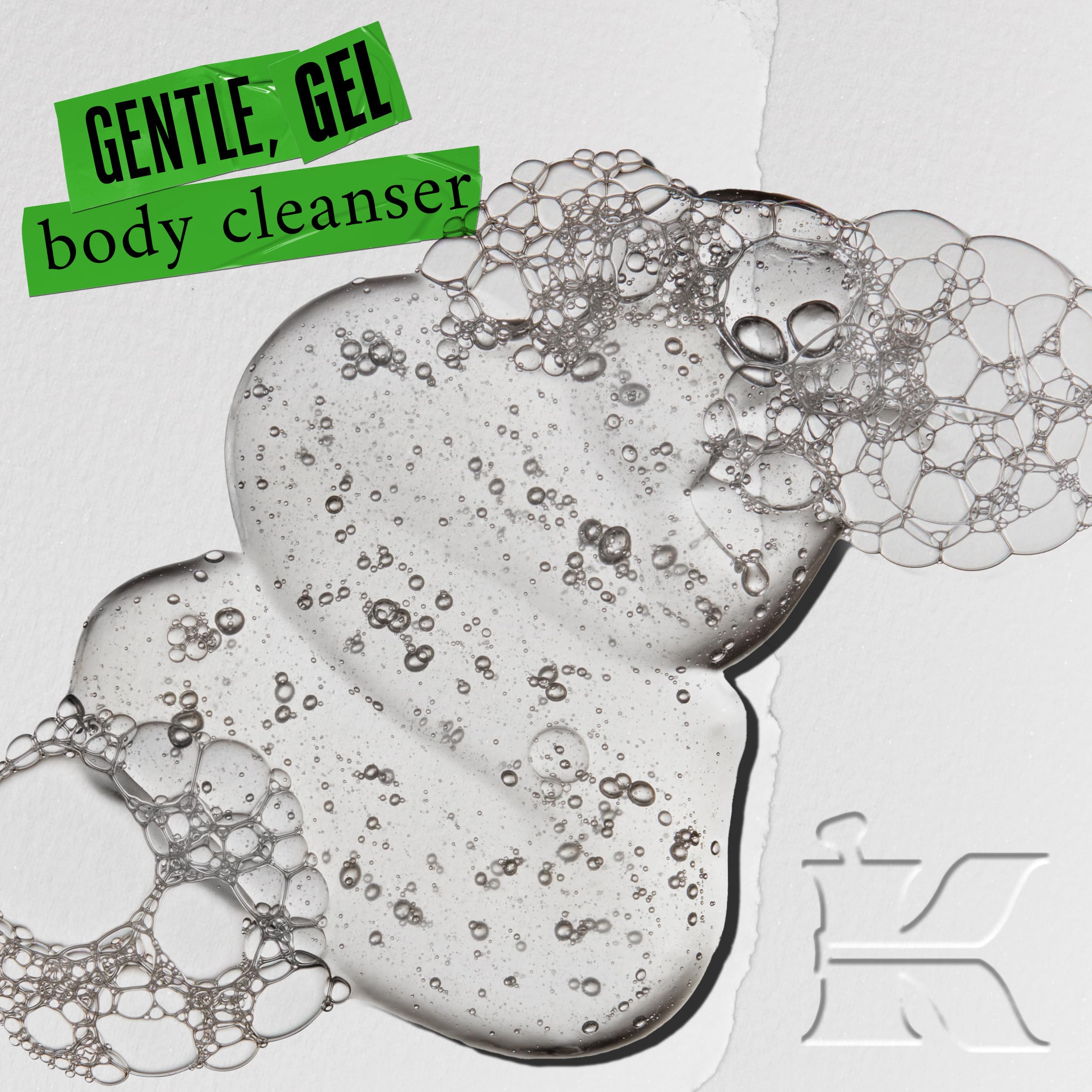 Kiehl's Made for All gel-douche aloé vera, texture légère et agréable.