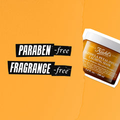 Kiehl's masque calendula, utilisation rapide en 15 minutes pour une routine efficace.