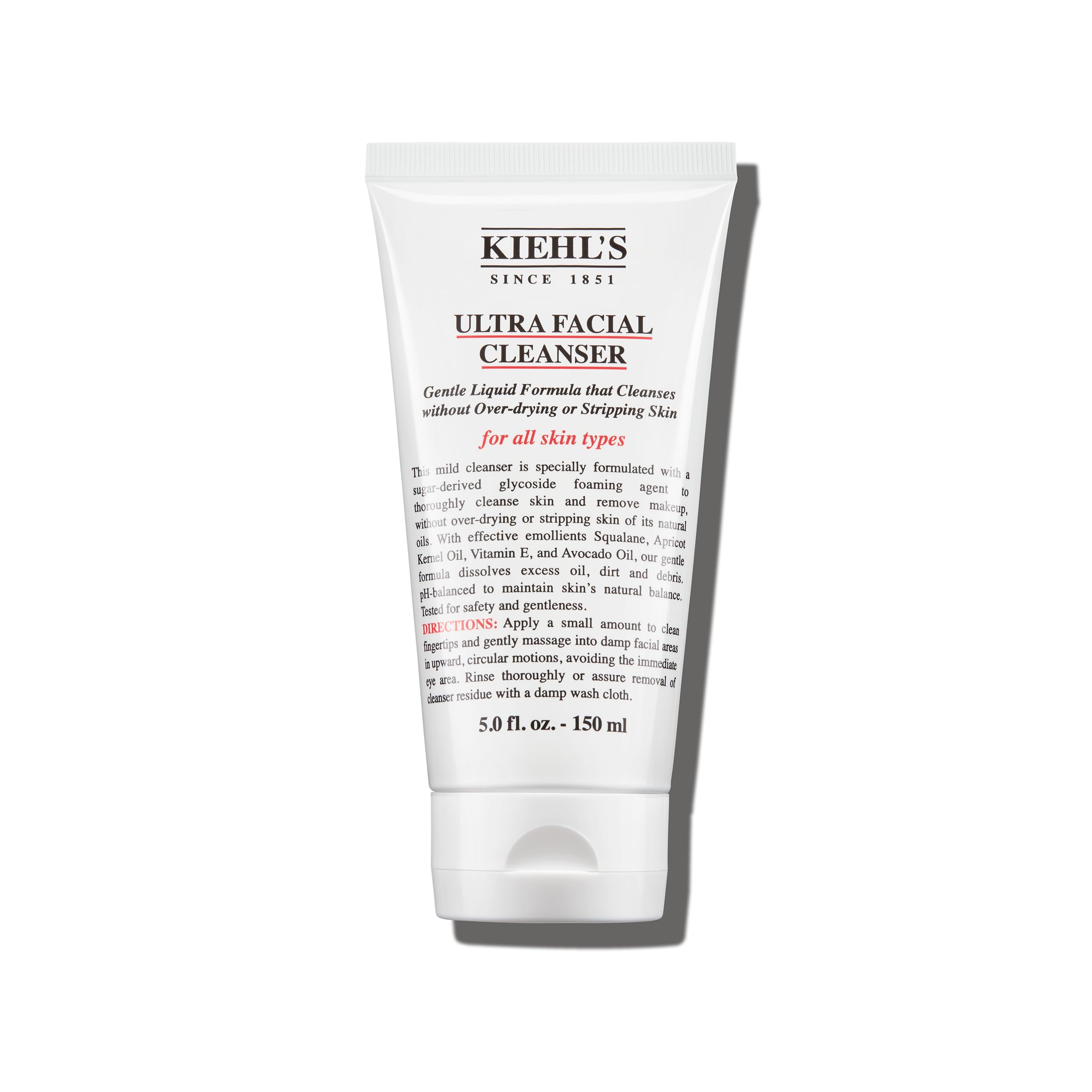 Kiehl's Nettoyant Visage Ultra Facial — bouteille compacte pour une utilisation nomade.