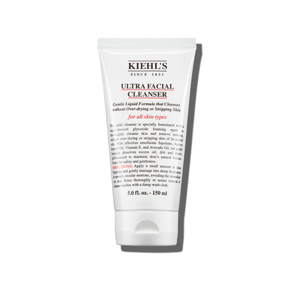 Kiehl's Nettoyant Visage Ultra Facial — bouteille compacte pour une utilisation nomade.