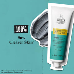 Texture pâte visible, Kiehl’s nettoie et cible les zones sensibles.