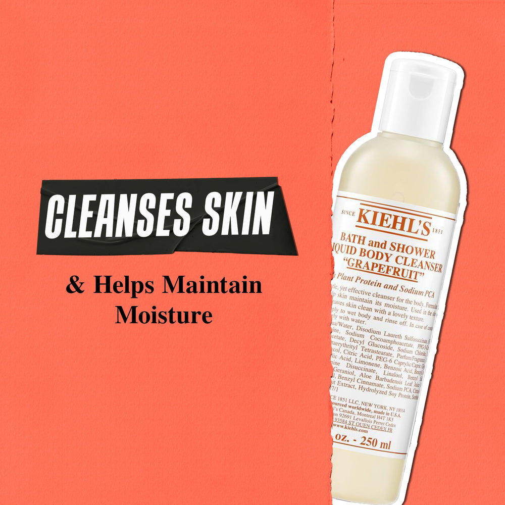 Kiehl's protéine de blé hydrolysée pour nourrir la peau.