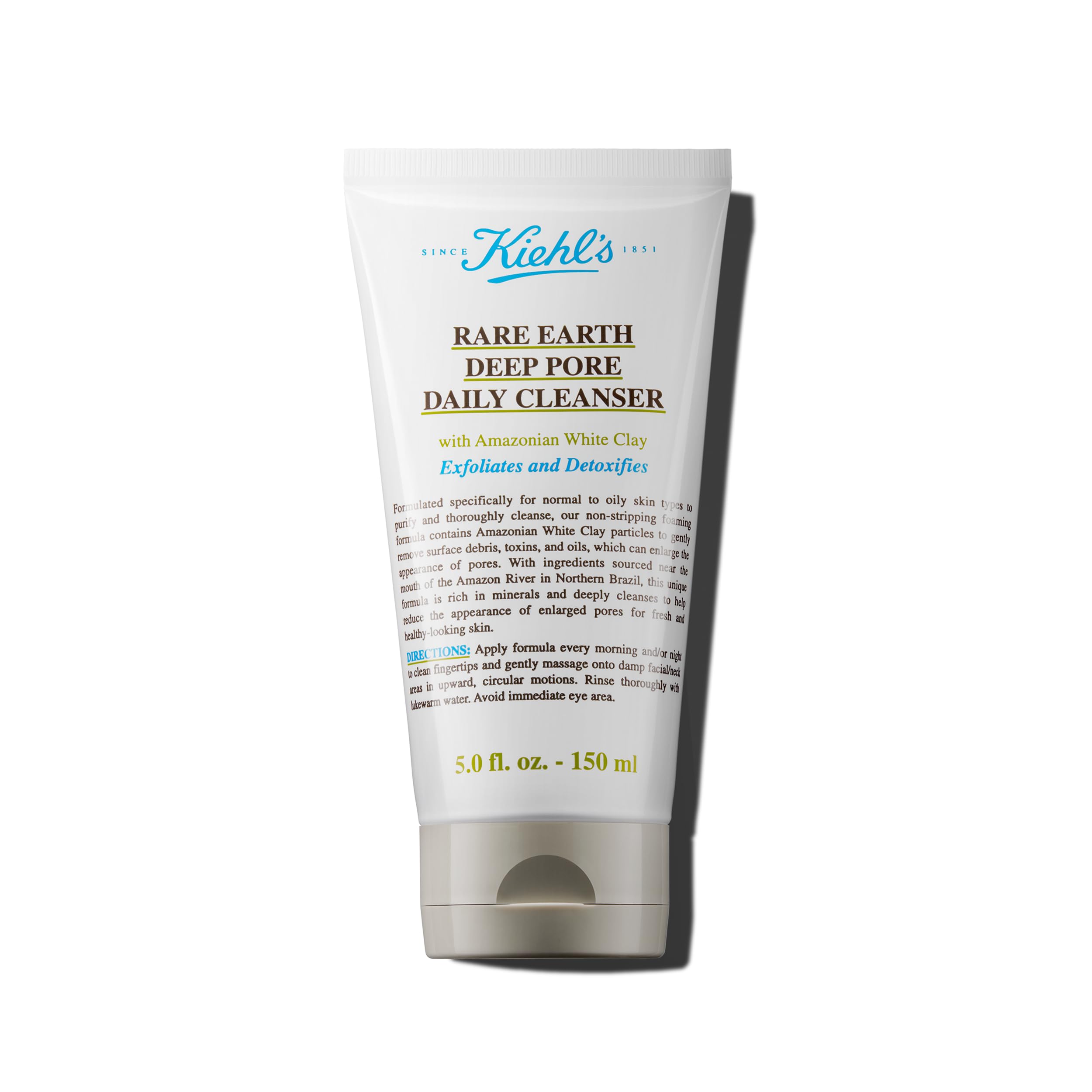 Kiehl's Rare Earth Deep Pore: flacon purifiant pour peaux grasses.