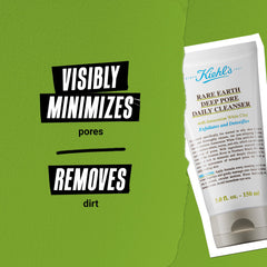 Kiehl's Rare Earth Deep Pore: massage quotidien pour nettoyer en douceur.